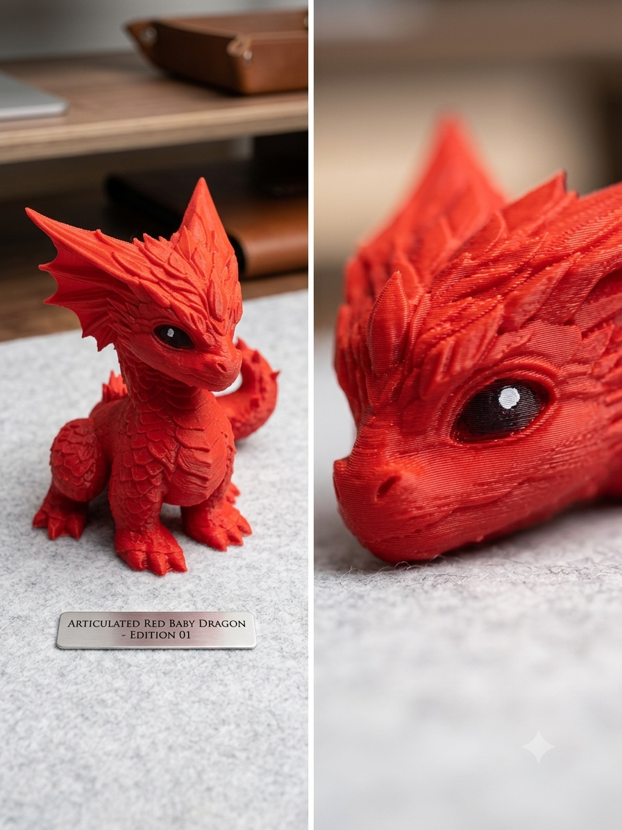 3D Printed Dragon