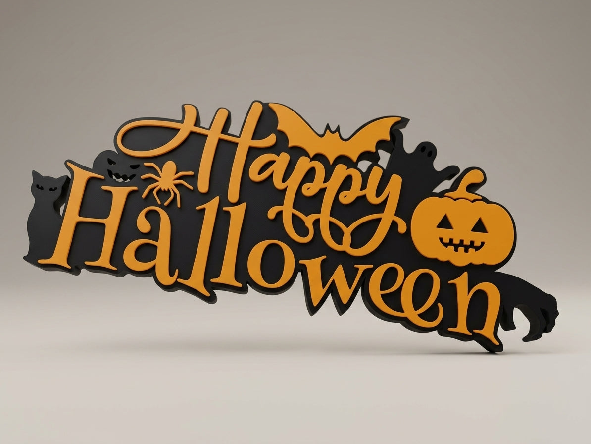 Halloween Sign Home Decor