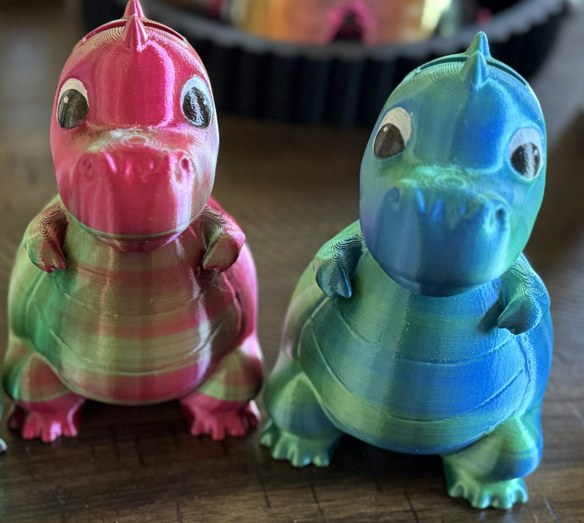3D Printed Dinosaur Bank