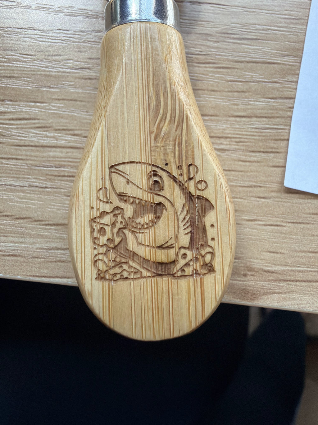 Personalized 13-Inch Acacia Charcuterie Board with Hidden Drawer
