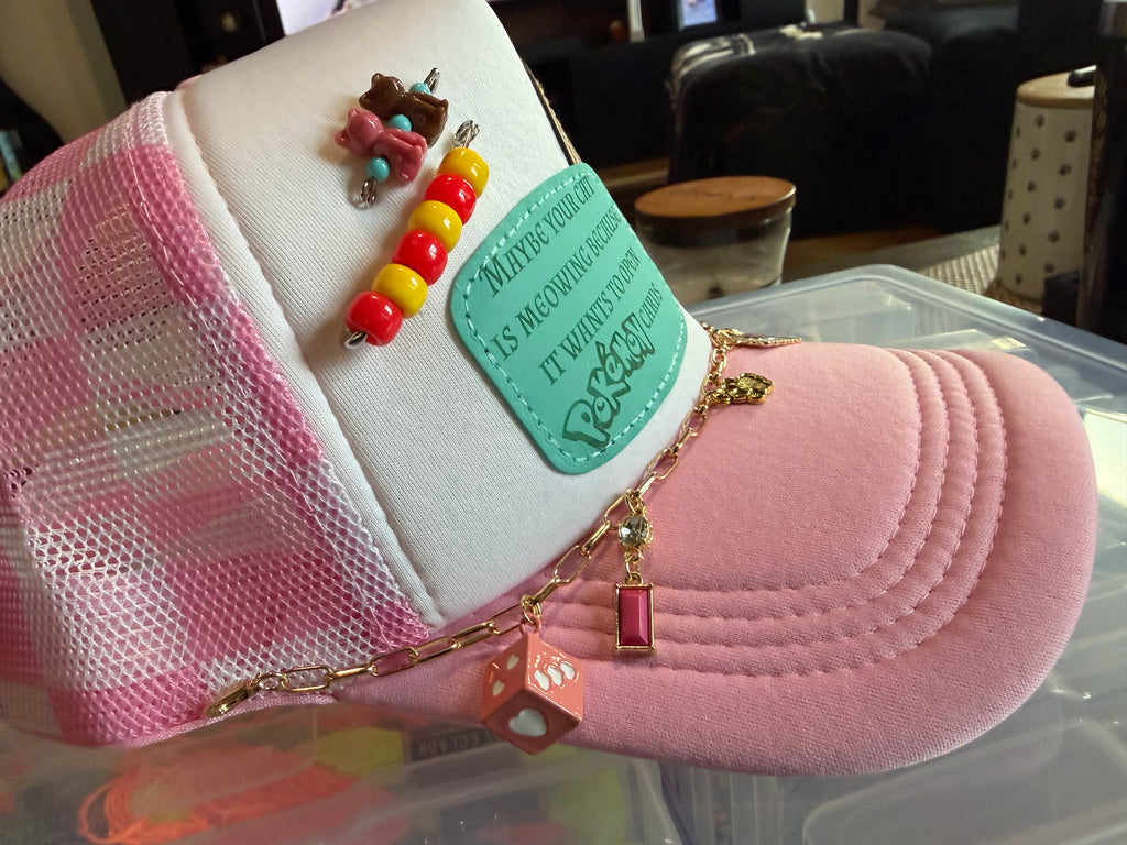 Custom Laser-Etched Trucker Hat | Beaded Band