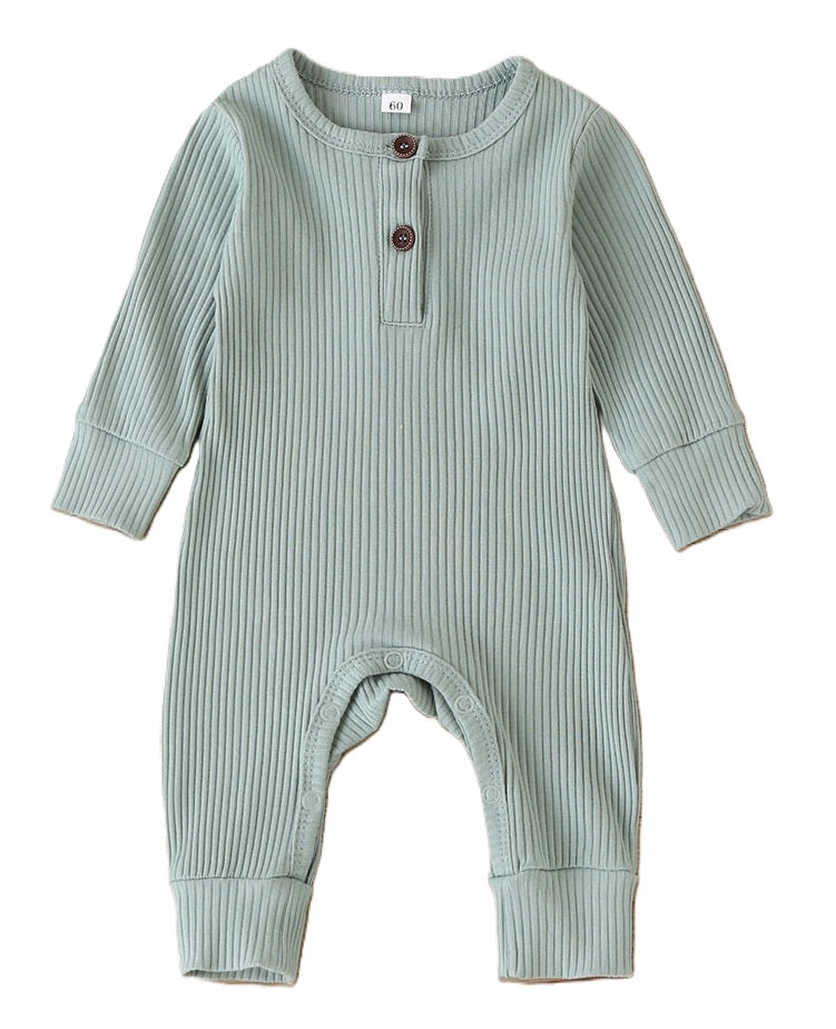 Cotton Knitted Style  Cardigan Jumpsuit