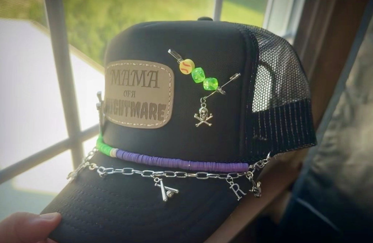 Custom Laser-Etched Trucker Hat | Beaded Band